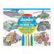 Jumbo színező - Járművek Melissa & Doug színező füzet