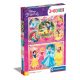 Clementoni: Disney hercegnők 2x60 db-os puzzle