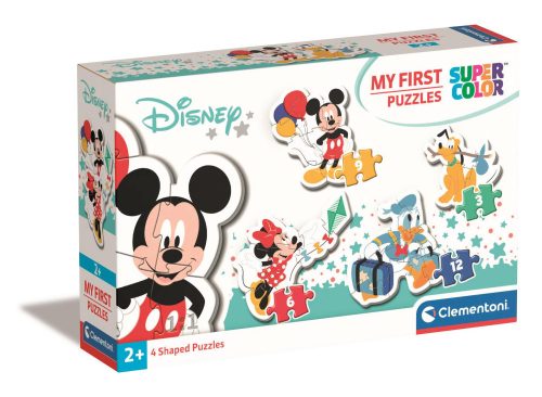 Clementoni -  Első  puzzle - 3, 6, 9, 12 db-os - Mickey és barátai