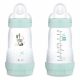 MAM Matt forest Anti-Colic cumisüveg 260ml - 2h+ - Kék